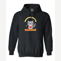 Emotional Support Raccoon — Hoodie / Black