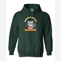 Emotional Support Raccoon — Hoodie / Forest Green