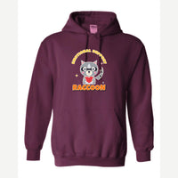 Emotional Support Raccoon — Hoodie / Maroon