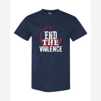 End the Violence — Classic Tee / Navy