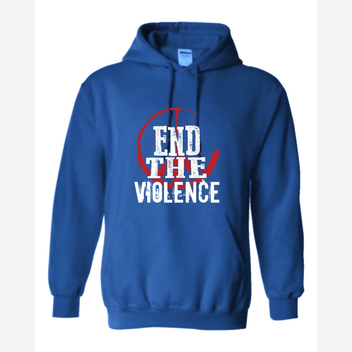 End the Violence — Hoodie / Royal