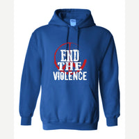 End the Violence — Hoodie / Royal