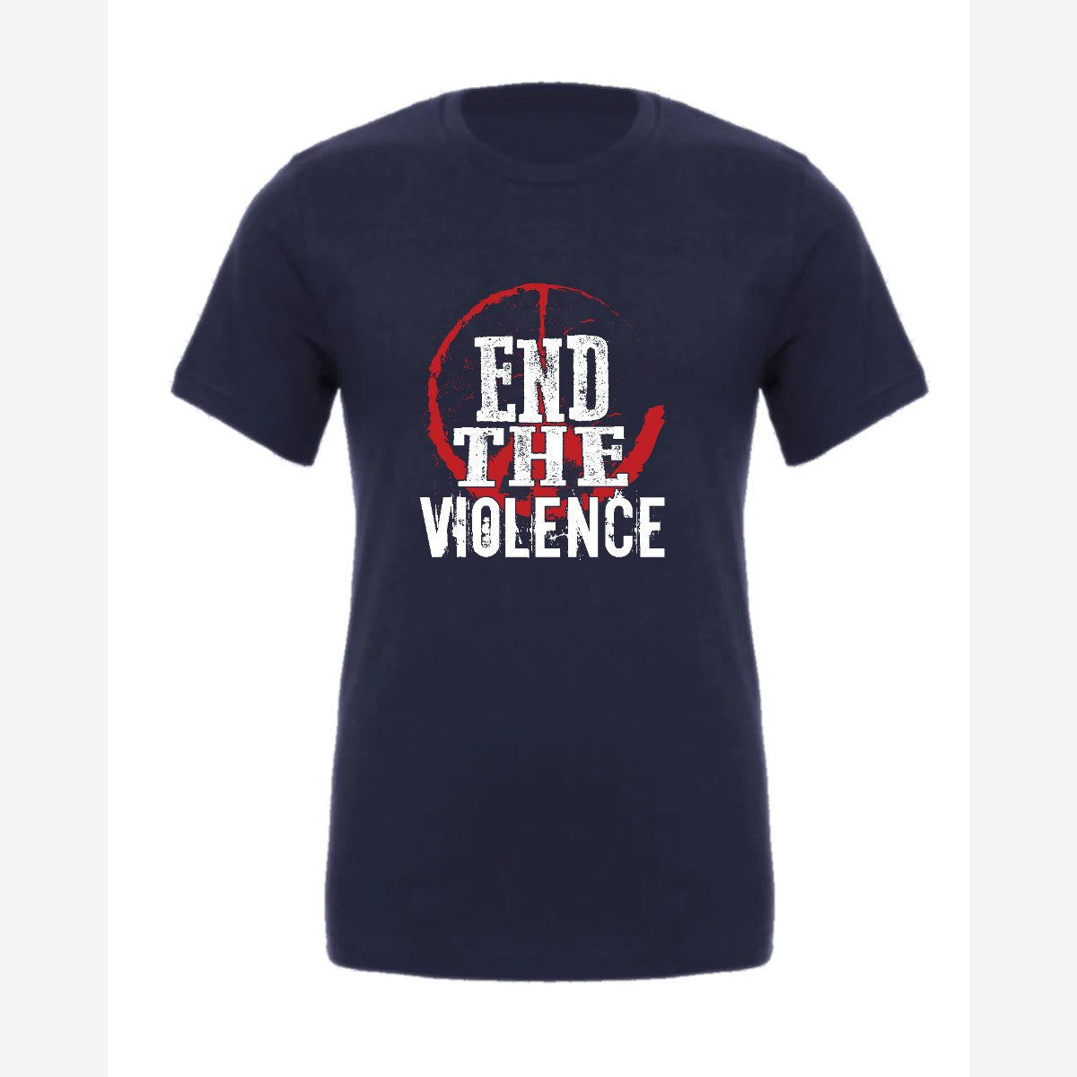 End the Violence — Premium Tee / Navy