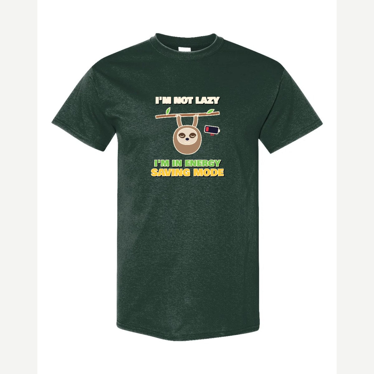 Energy Saving Mode — Classic Tee / Forest Green