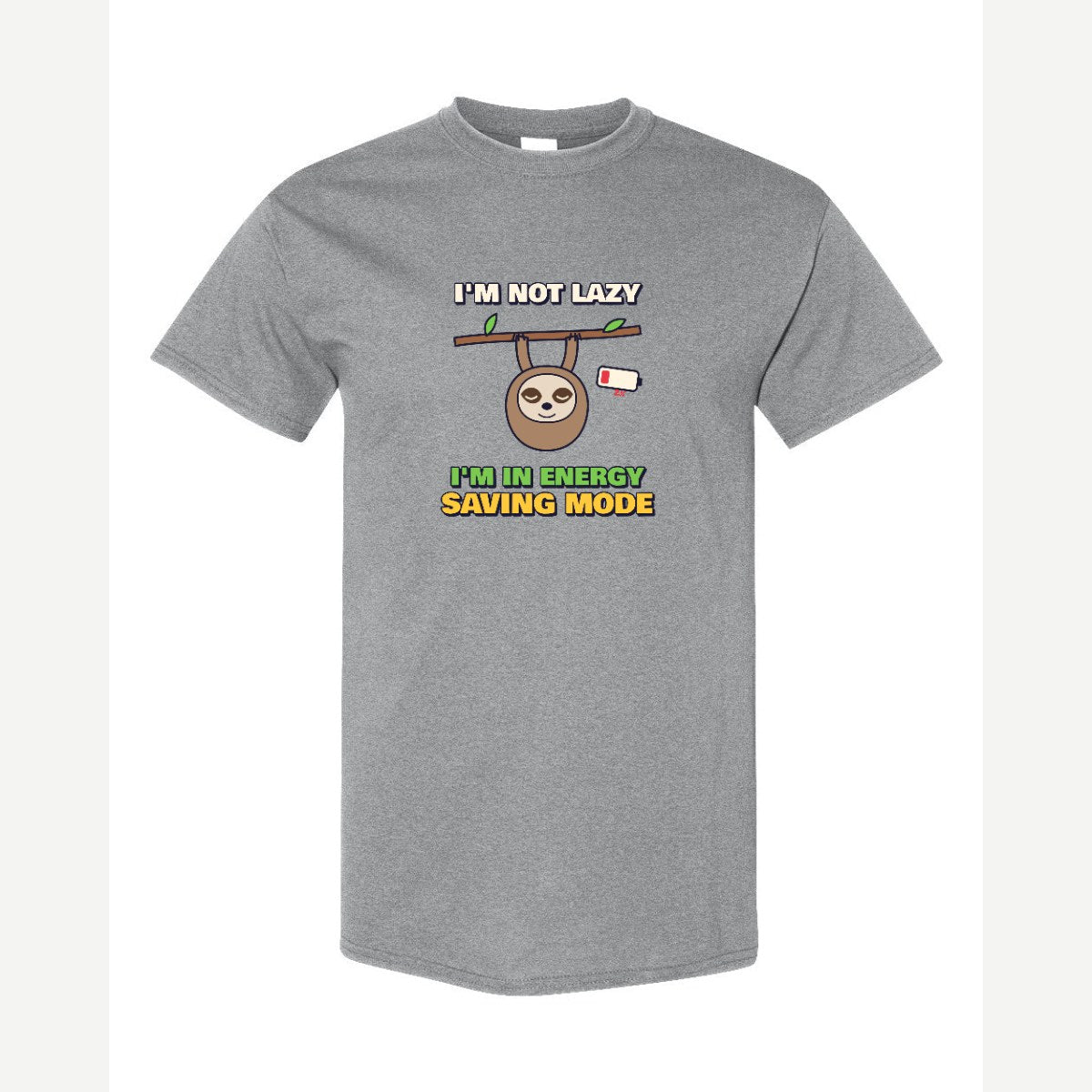 Energy Saving Mode — Classic Tee / Sport Grey