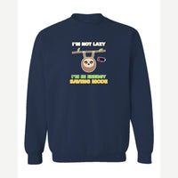 Energy Saving Mode — Crewneck Sweatshirt / Navy
