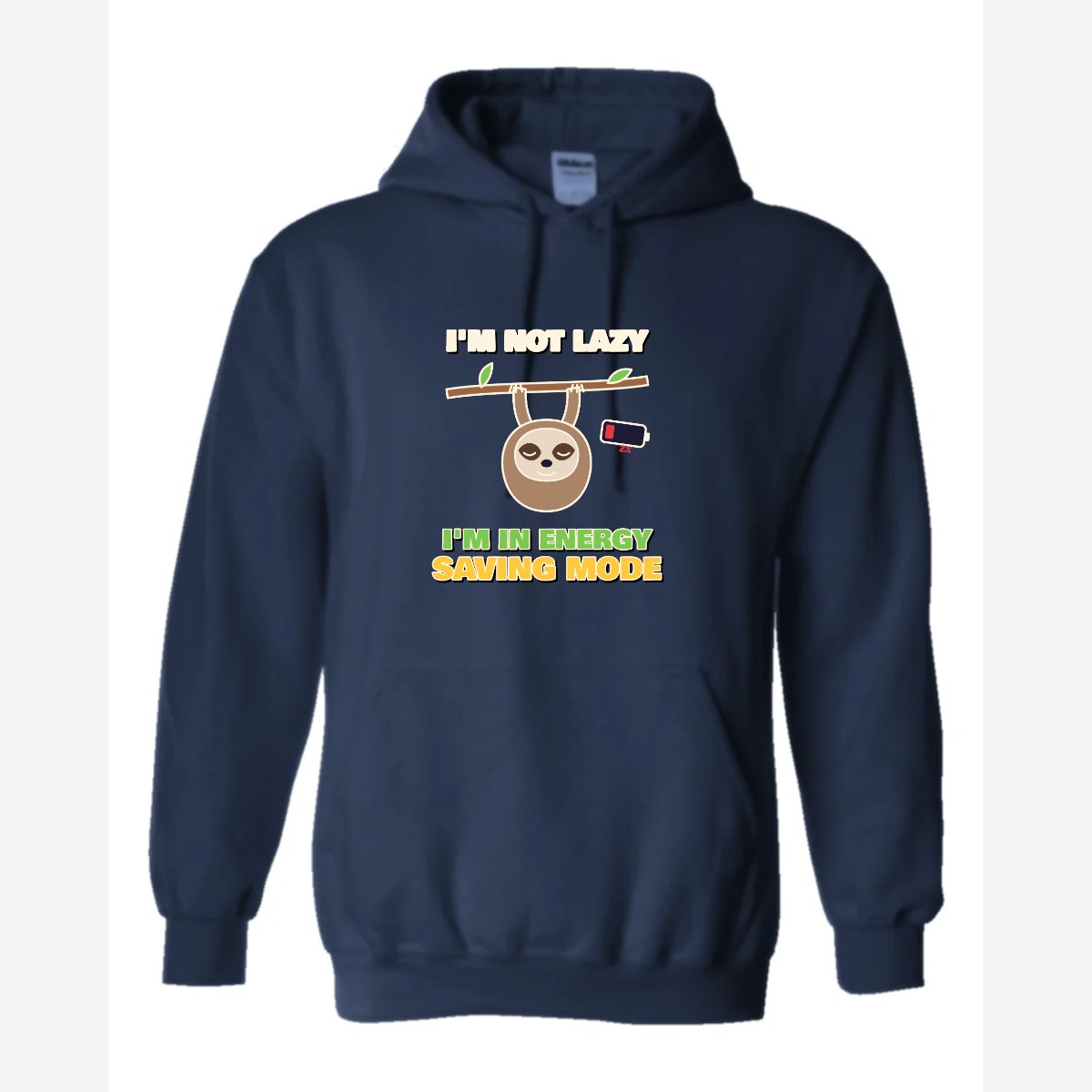 Energy Saving Mode — Hoodie / Navy