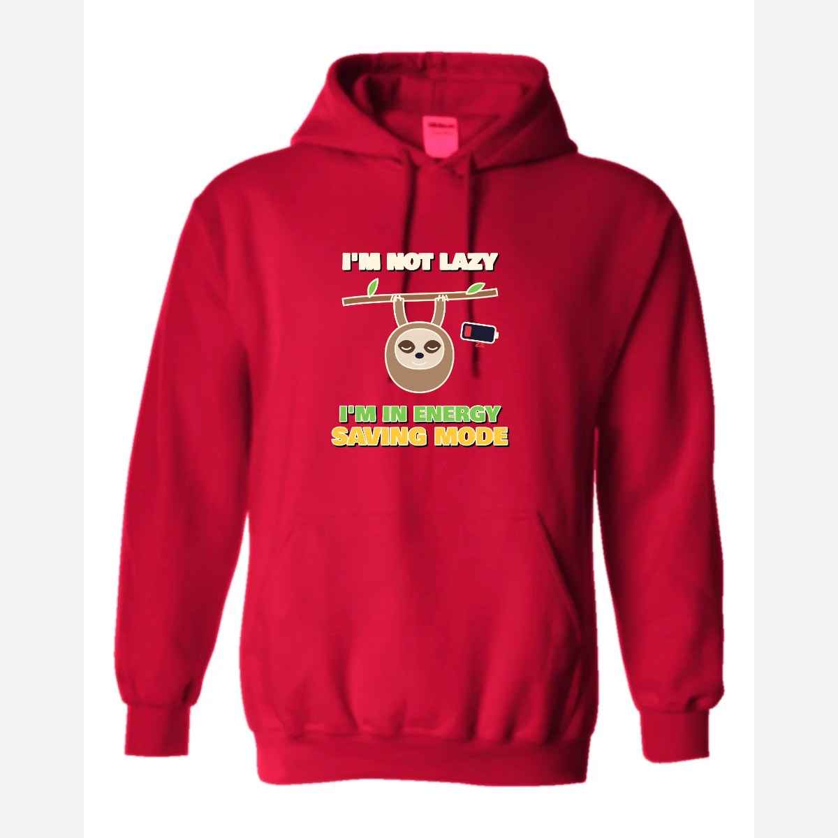 Energy Saving Mode — Hoodie / Red