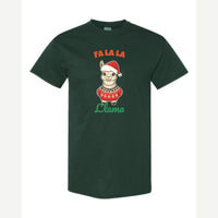 Fa La La Llama — Classic Tee / Forest Green