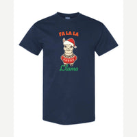 Fa La La Llama — Classic Tee / Navy