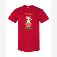 Fa La La Llama — Classic Tee / Red