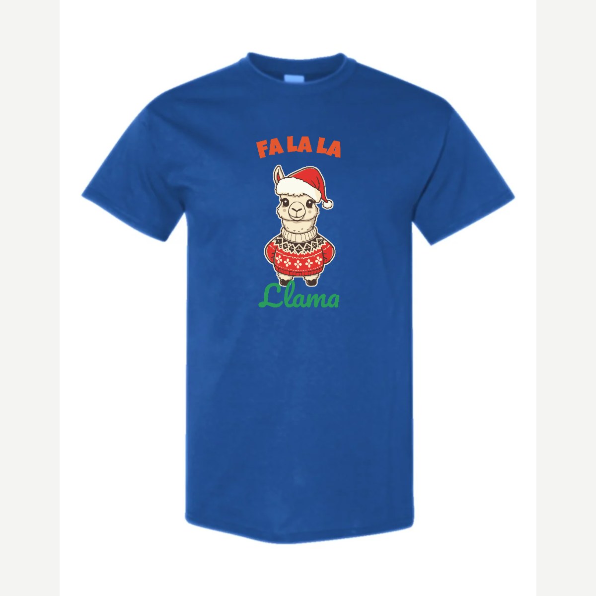 Fa La La Llama — Classic Tee / Royal