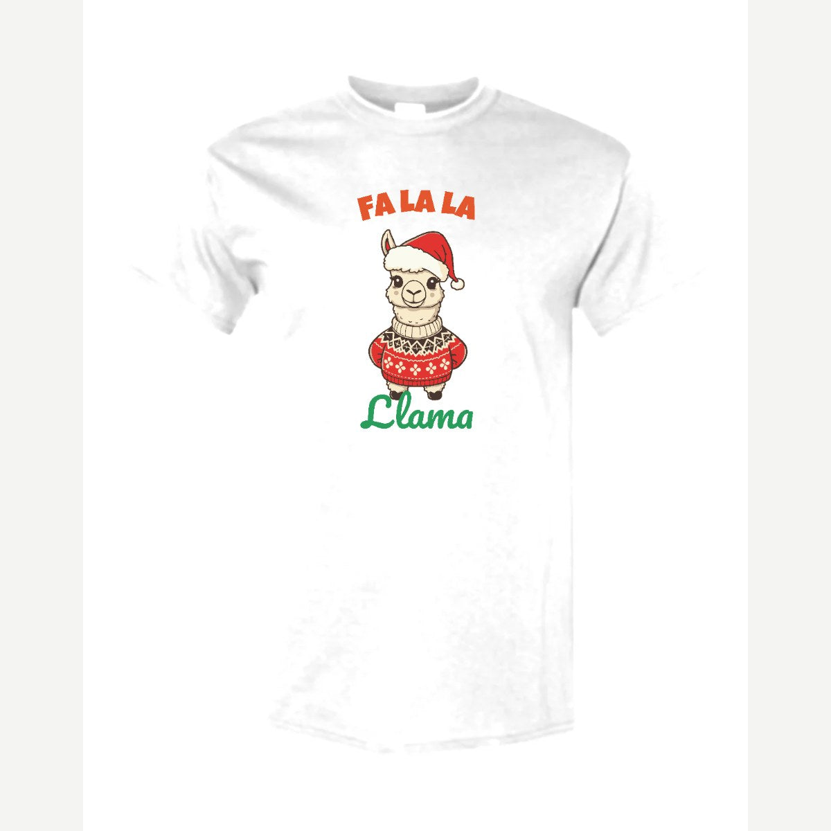 Fa La La Llama — Classic Tee / White