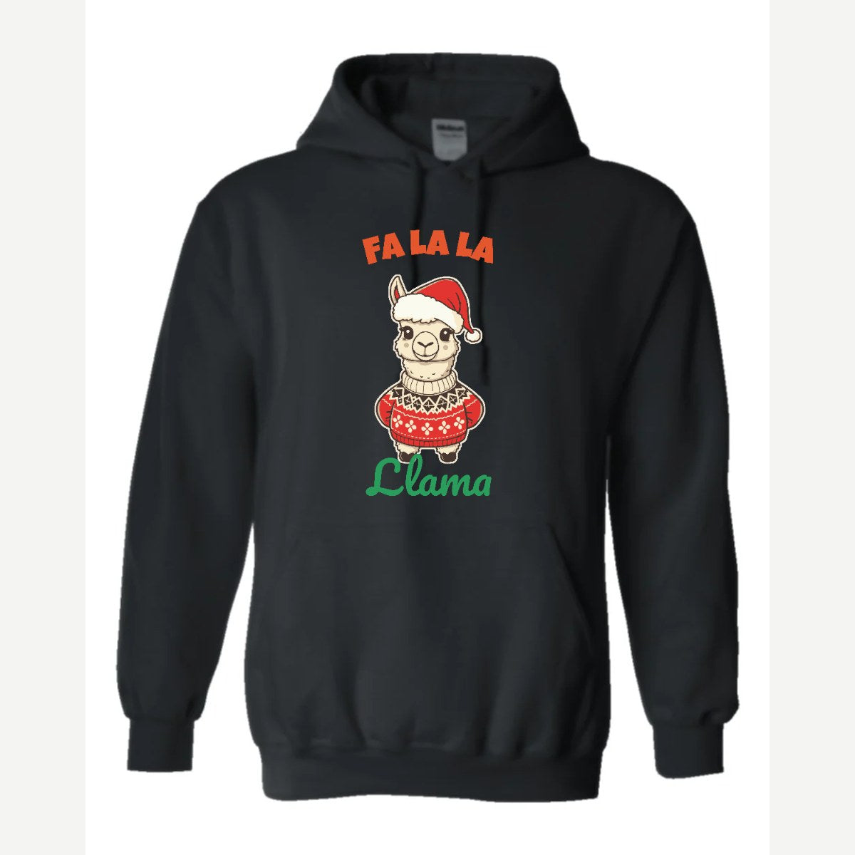 Fa La La Llama — Hoodie / Black