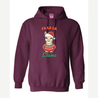 Fa La La Llama — Hoodie / Maroon