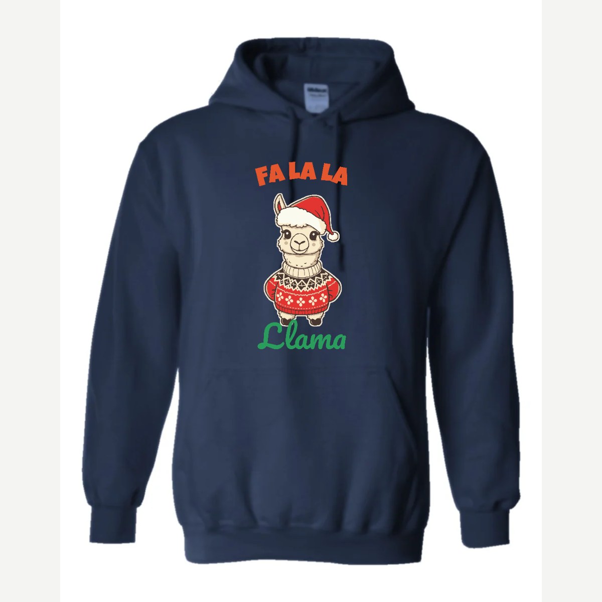 Fa La La Llama — Hoodie / Navy