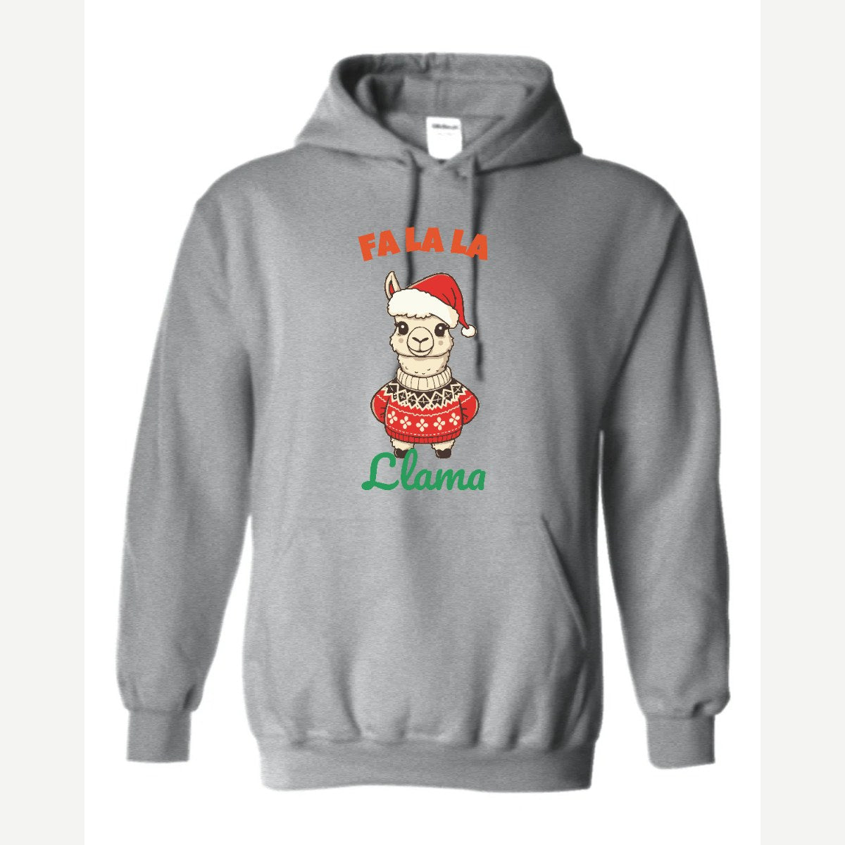 Fa La La Llama — Hoodie / Sport Grey