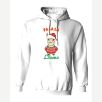 Fa La La Llama — Hoodie / White
