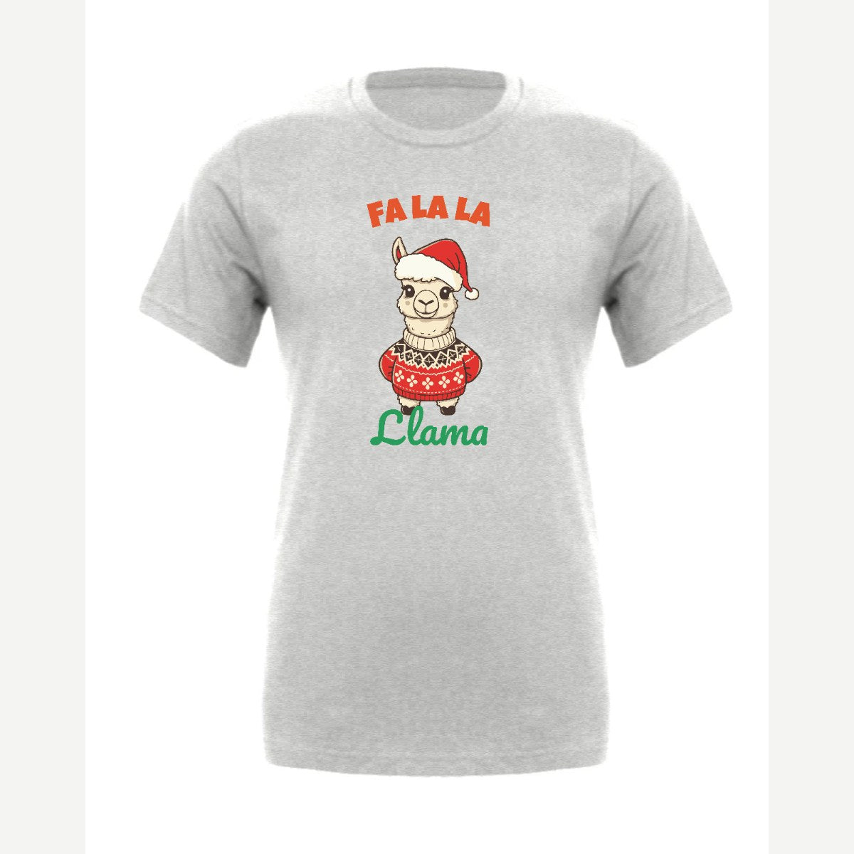 Fa La La Llama — Premium Tee / Athletic Heather