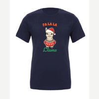 Fa La La Llama — Premium Tee / Navy