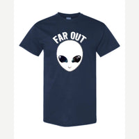 Far Out (Alien) — Classic Tee / Navy