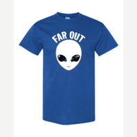 Far Out (Alien) — Classic Tee / Royal