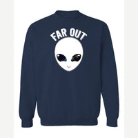 Far Out (Alien) — Crewneck Sweatshirt / Navy
