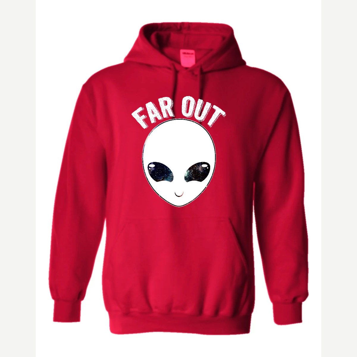 Far Out (Alien) — Hoodie / Red
