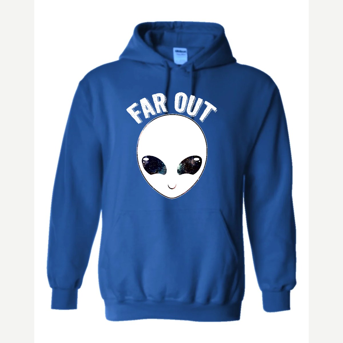 Far Out (Alien) — Hoodie / Royal