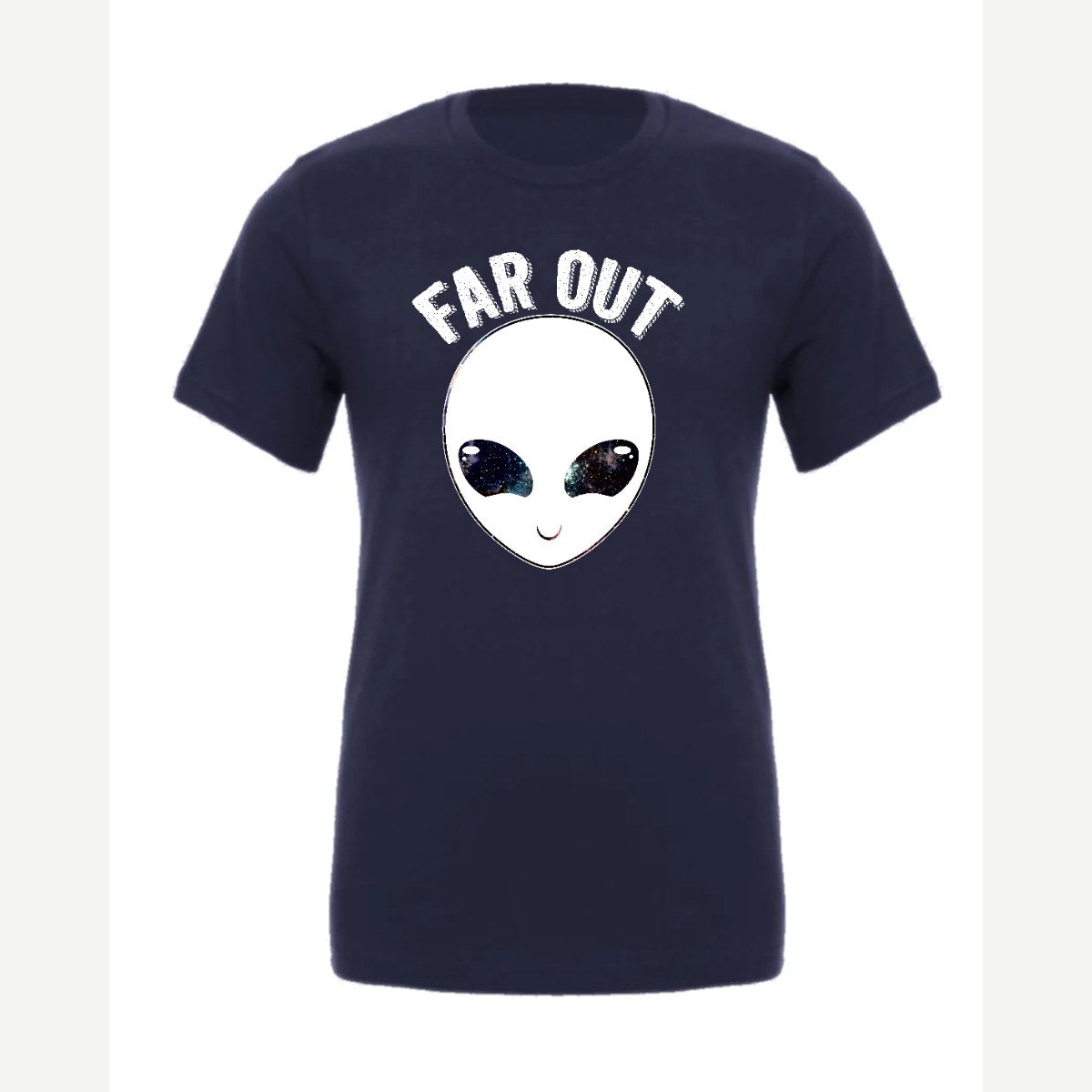 Far Out (Alien) — Premium Tee / Navy