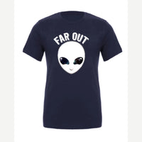 Far Out (Alien) — Premium Tee / Navy