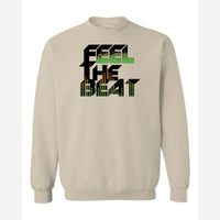 Feel The Beat — Crewneck Sweatshirt / Sand
