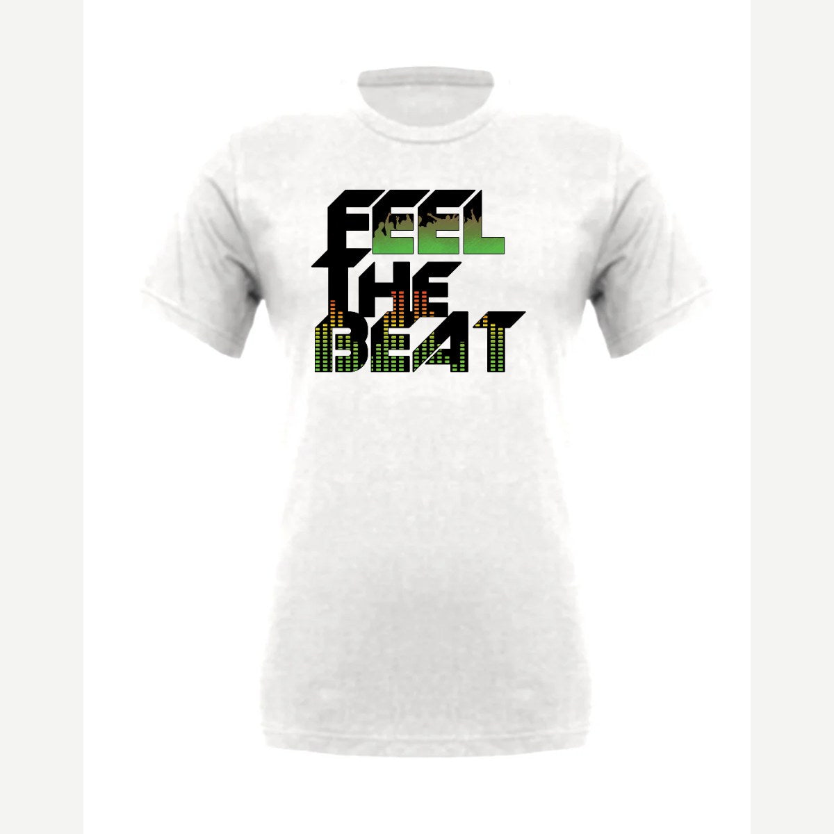 Feel The Beat — Premium Tee / White