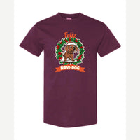 Feliz Navi-Dog — Classic Tee / Maroon