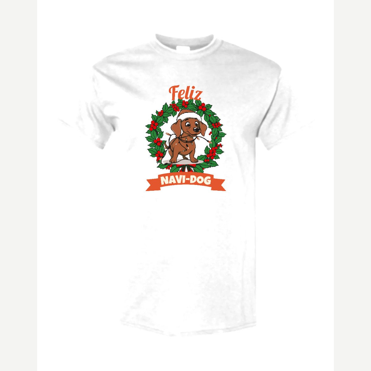 Feliz Navi-Dog — Classic Tee / White