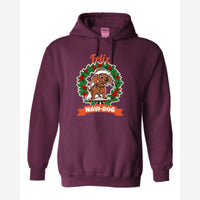 Feliz Navi-Dog — Hoodie / Maroon