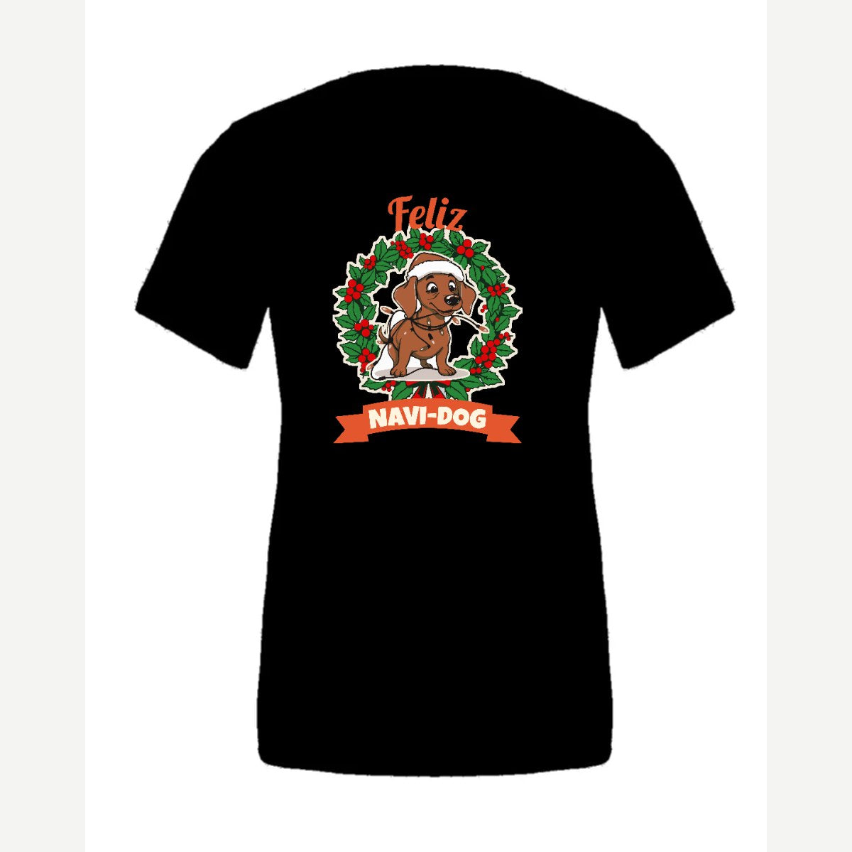 Feliz Navi-Dog — Premium Tee / Black
