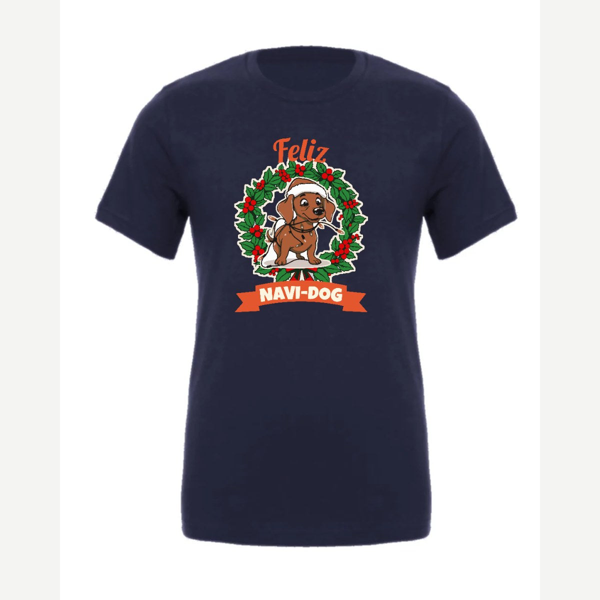 Feliz Navi-Dog — Premium Tee / Navy