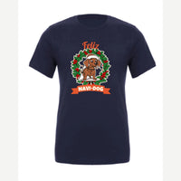 Feliz Navi-Dog — Premium Tee / Navy