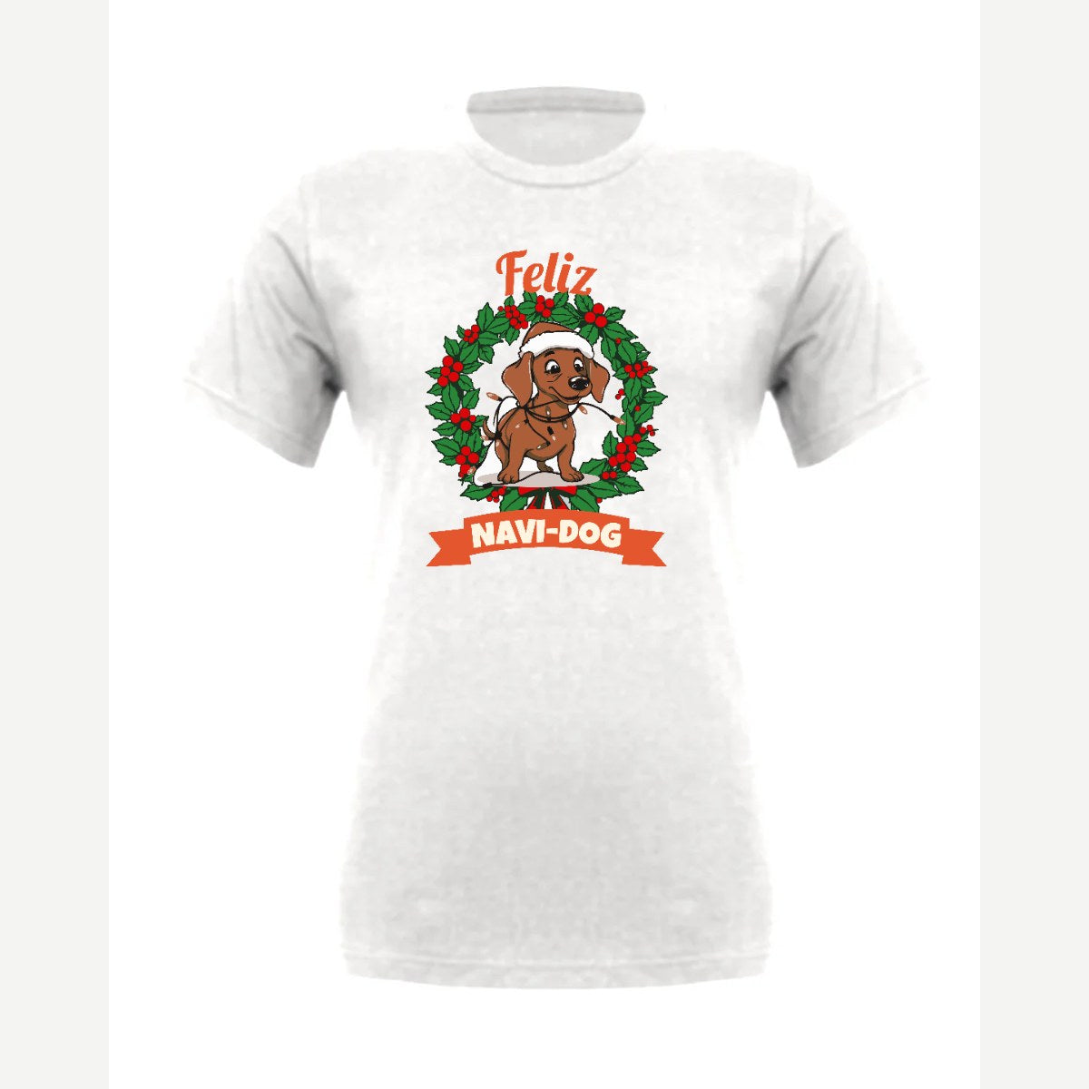 Feliz Navi-Dog — Premium Tee / White