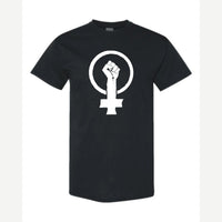 Feminist Fist (Venus Symbol) — Classic Tee / Black