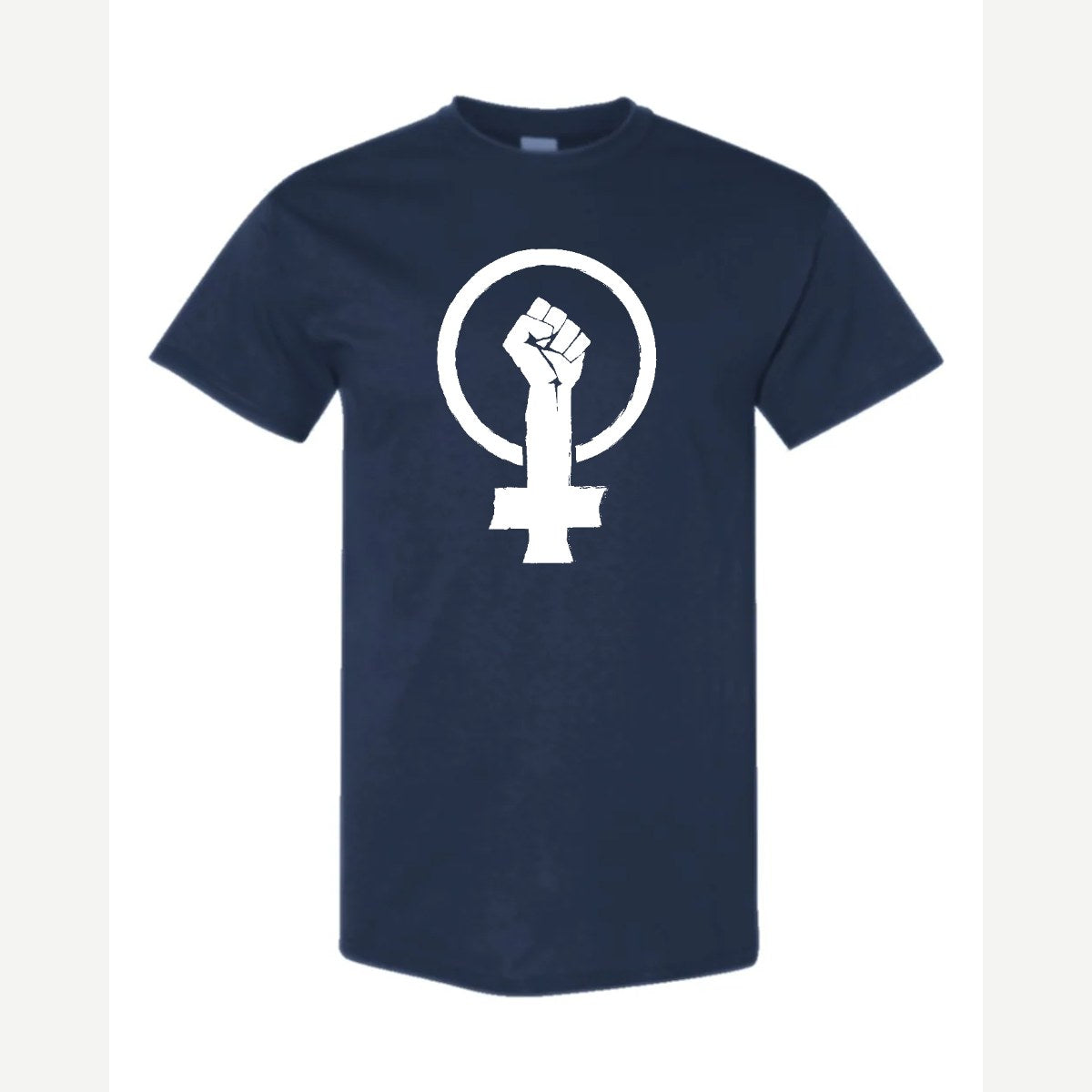 Feminist Fist (Venus Symbol) — Classic Tee / Navy