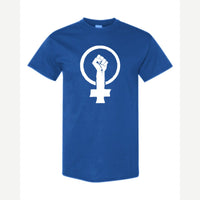 Feminist Fist (Venus Symbol) — Classic Tee / Royal