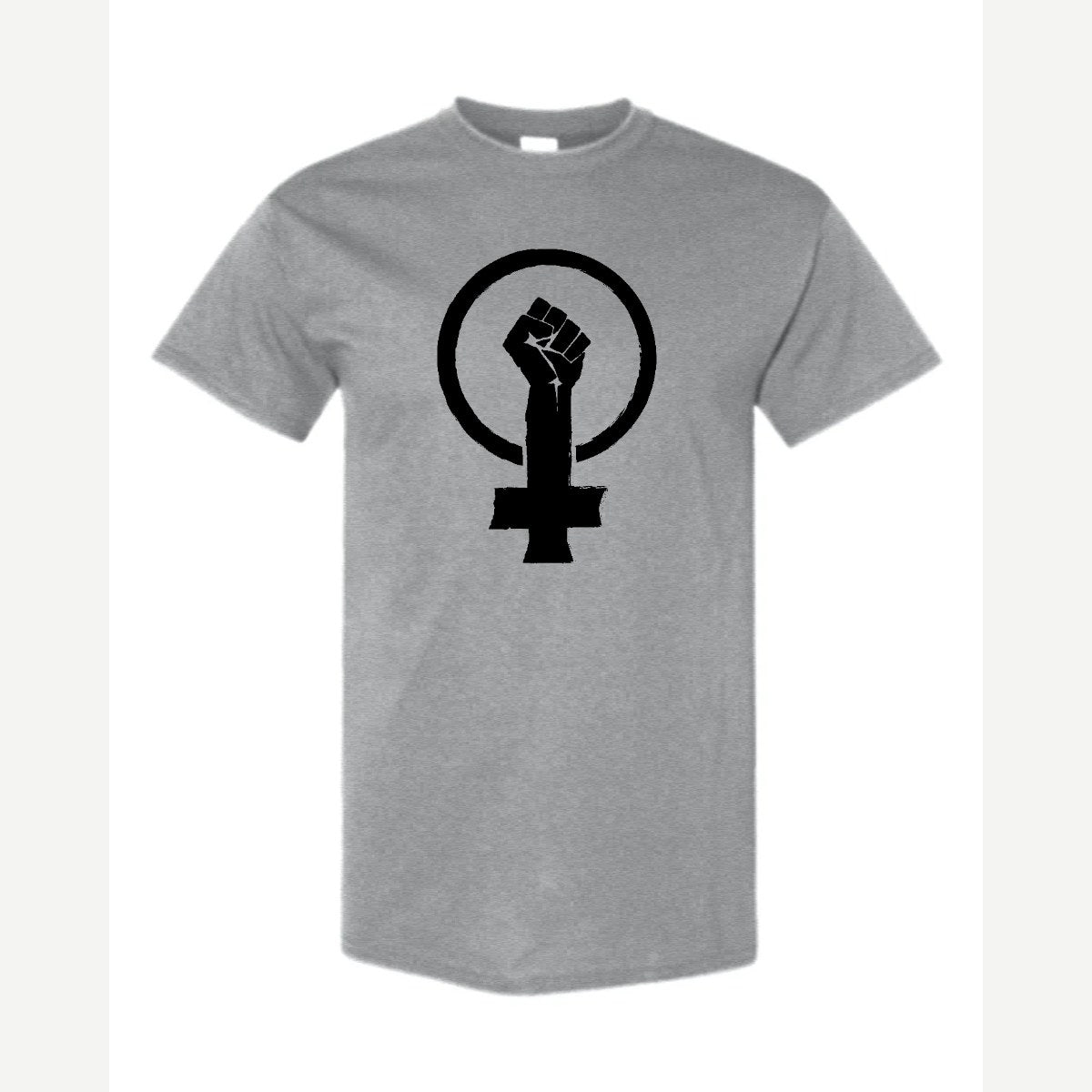 Feminist Fist (Venus Symbol) — Classic Tee / Sport Grey