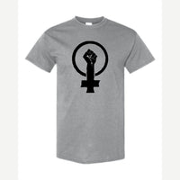 Feminist Fist (Venus Symbol) — Classic Tee / Sport Grey
