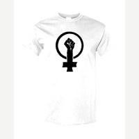 Feminist Fist (Venus Symbol) — Classic Tee / White