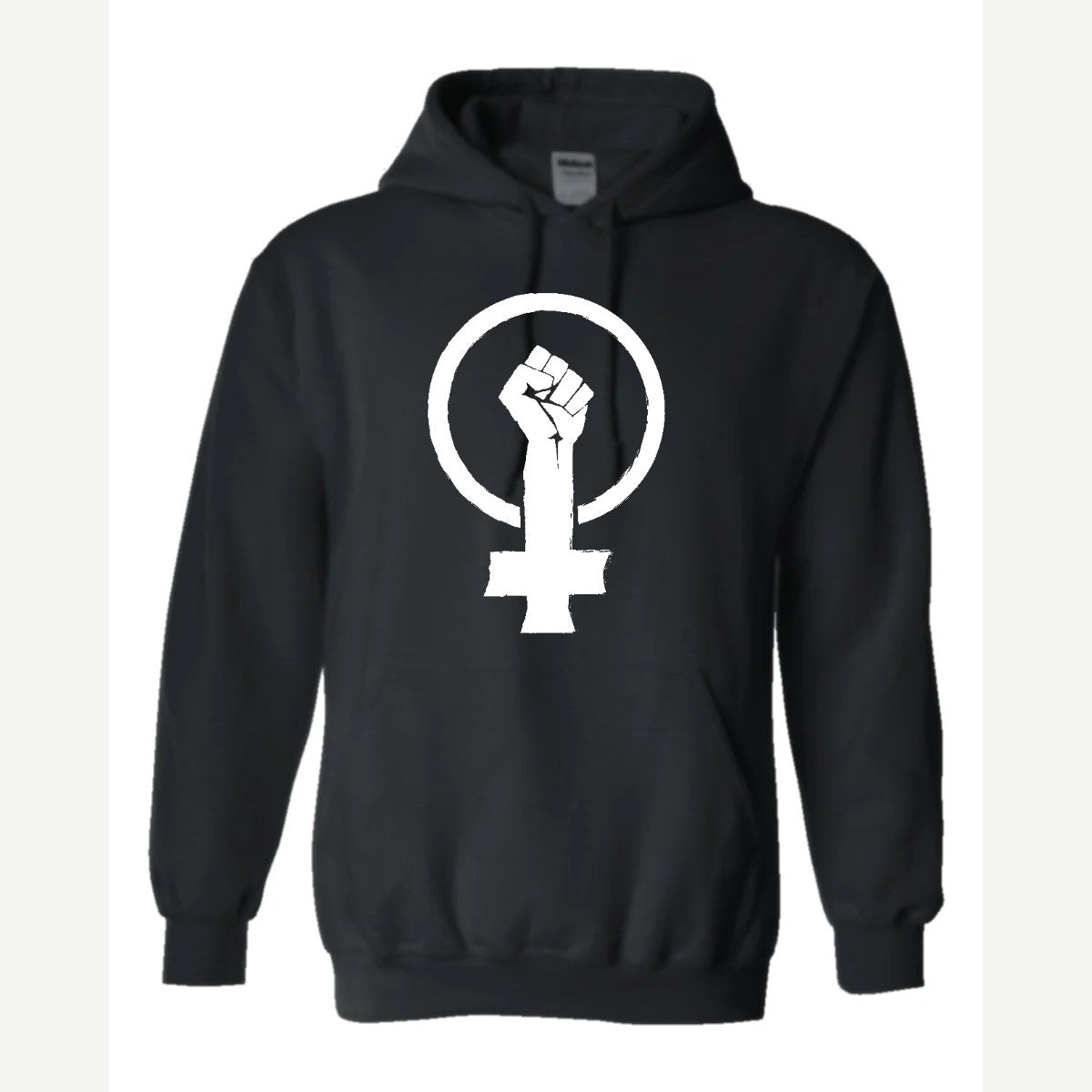 Feminist Fist (Venus Symbol) — Hoodie / Black