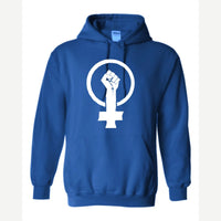 Feminist Fist (Venus Symbol) — Hoodie / Royal