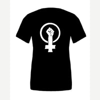 Feminist Fist (Venus Symbol) — Premium Tee / Black