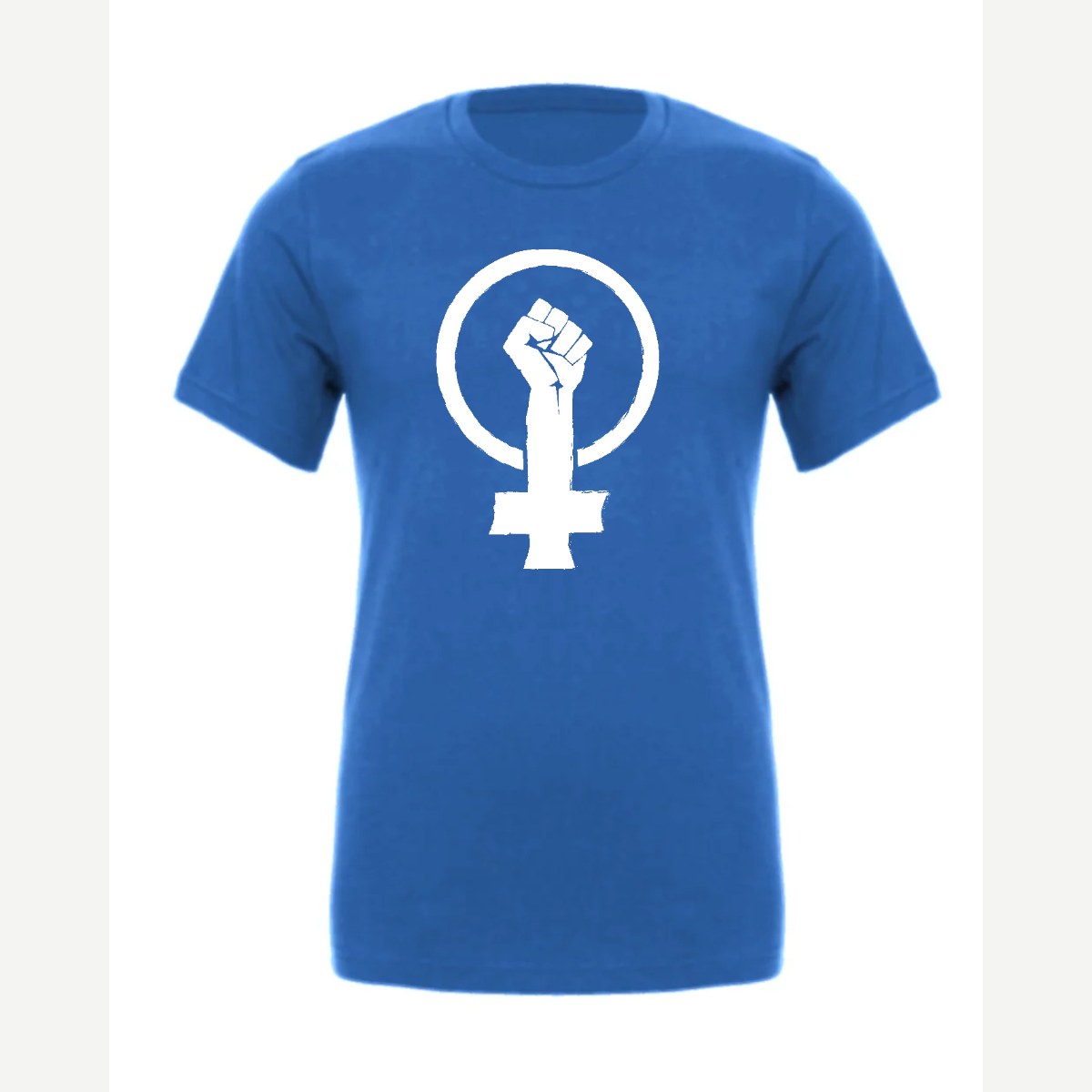 Feminist Fist (Venus Symbol) — Premium Tee / True Royal